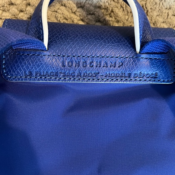 Longchamp Le Pliage Club Nylon Backpack in Cobalt Blue NWOTS! - Picture 6 of 10